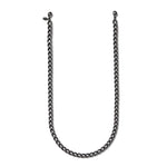 Detachable 7mm Chain in Gunmetal.