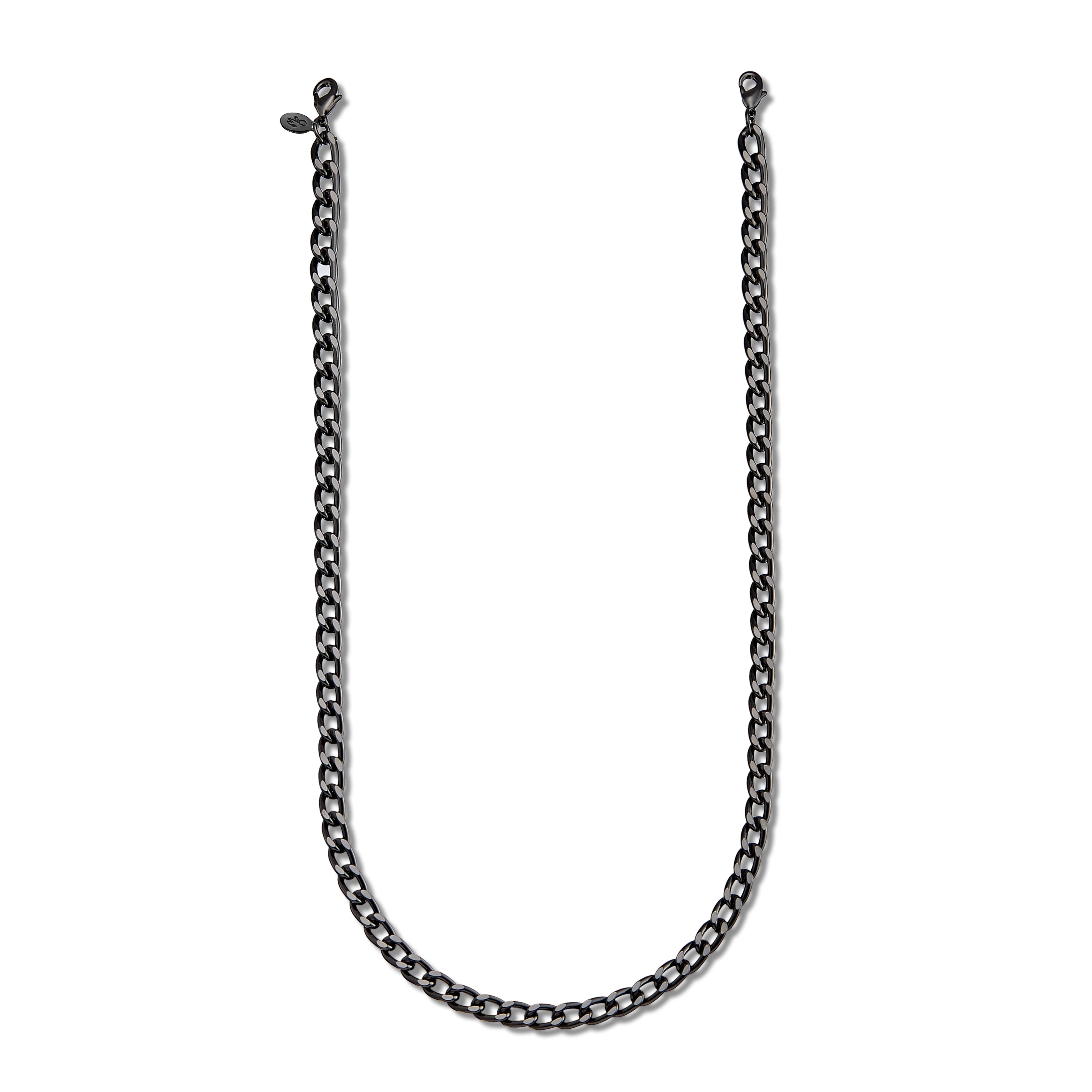 Detachable 7mm Chain in Gunmetal.