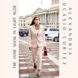 The Janie Mask in Light Nude.