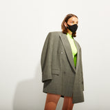 The Tina Cotton Twill in Black (Mask Only).