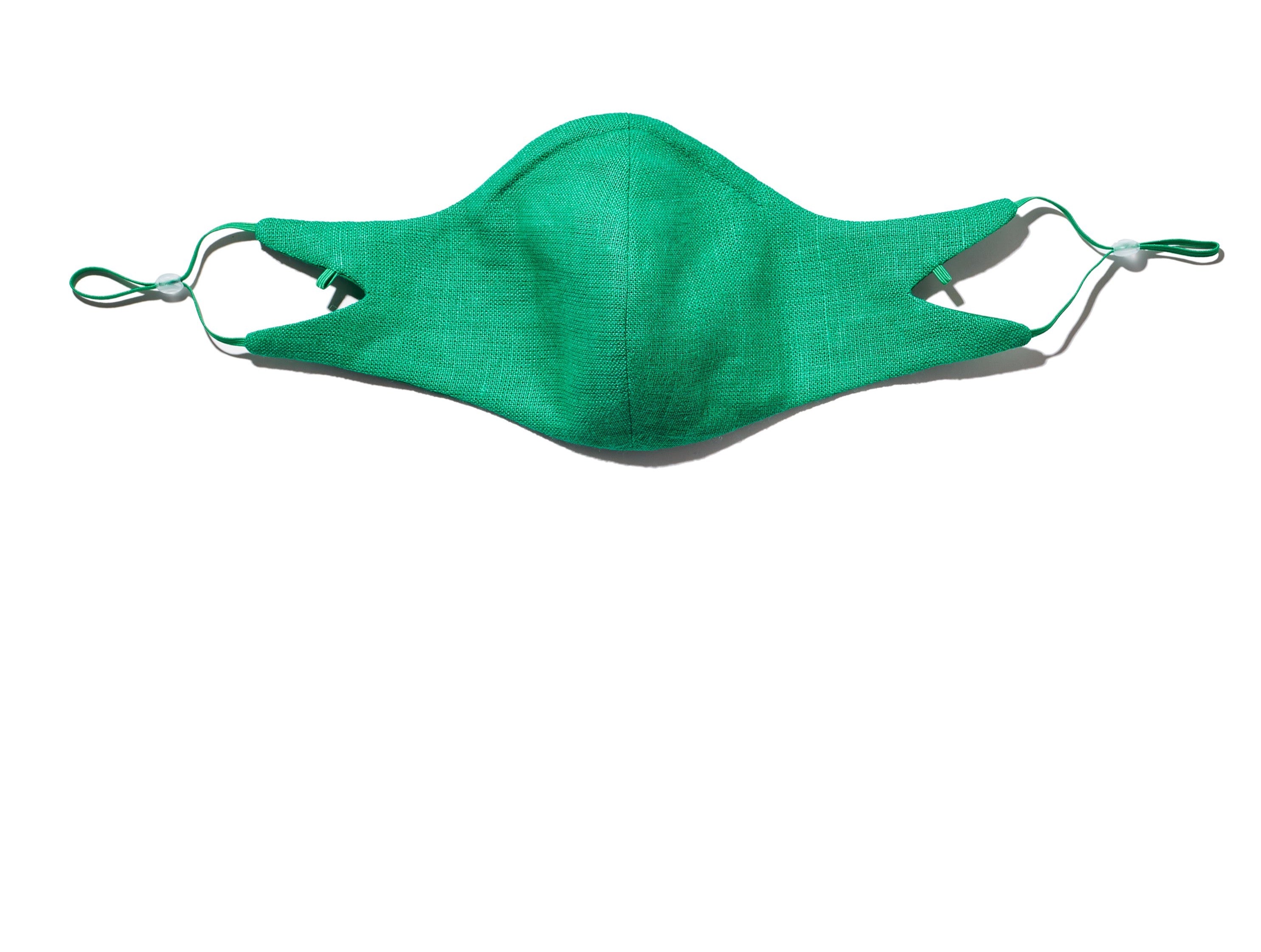 The Tina Mask in Kelly Green - LIMITED EDITION.
