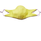 The Tina Cotton Twill in Lemon (Mask Only).