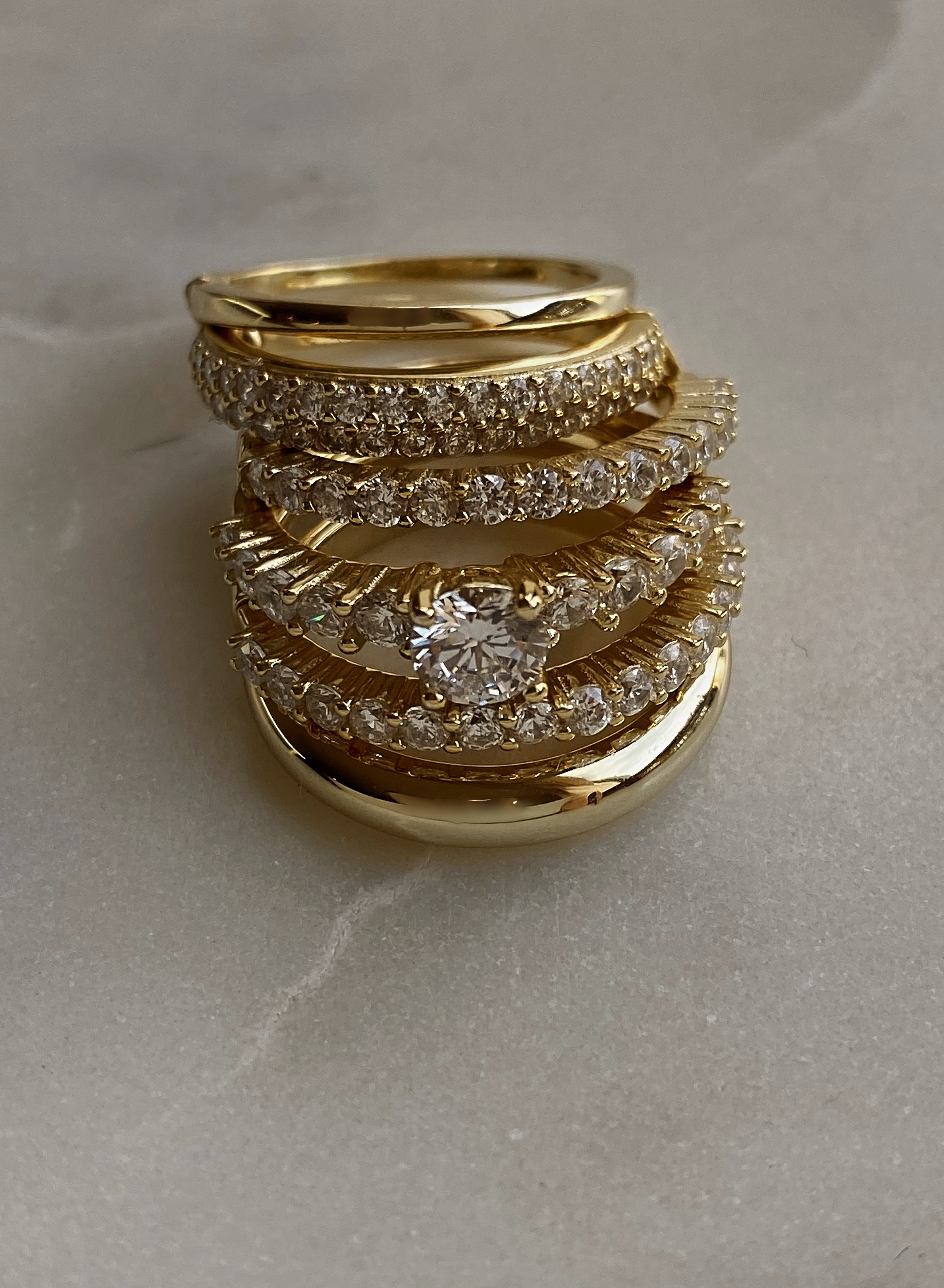 The Elyse Stack Ring.