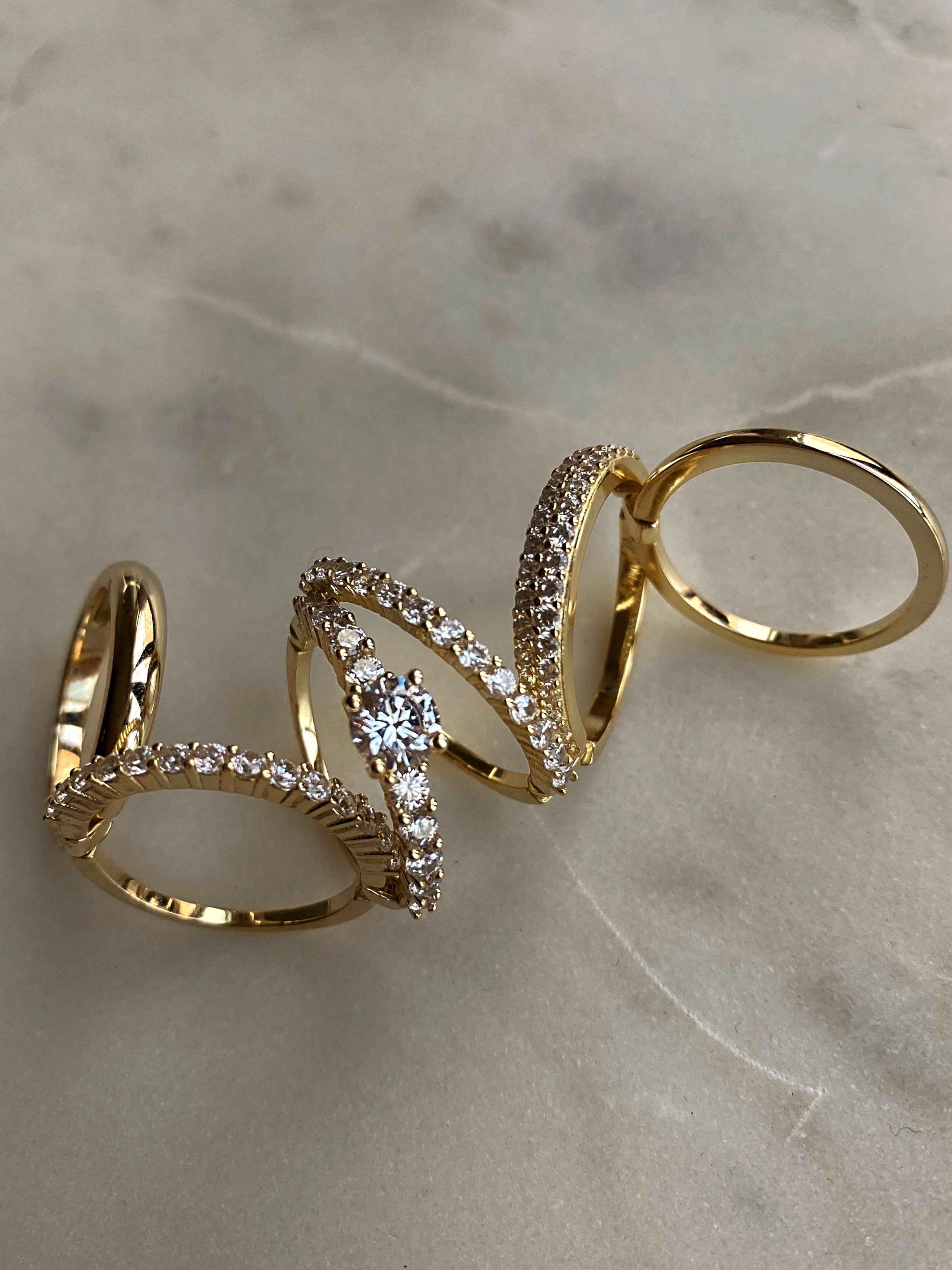 The Elyse Stack Ring.
