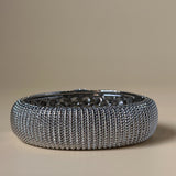 Vintage Silver & Gold Cable Bangle