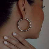 The Jenny Hoops 1.5 - Silver