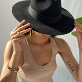 The Bianca Hat in Black