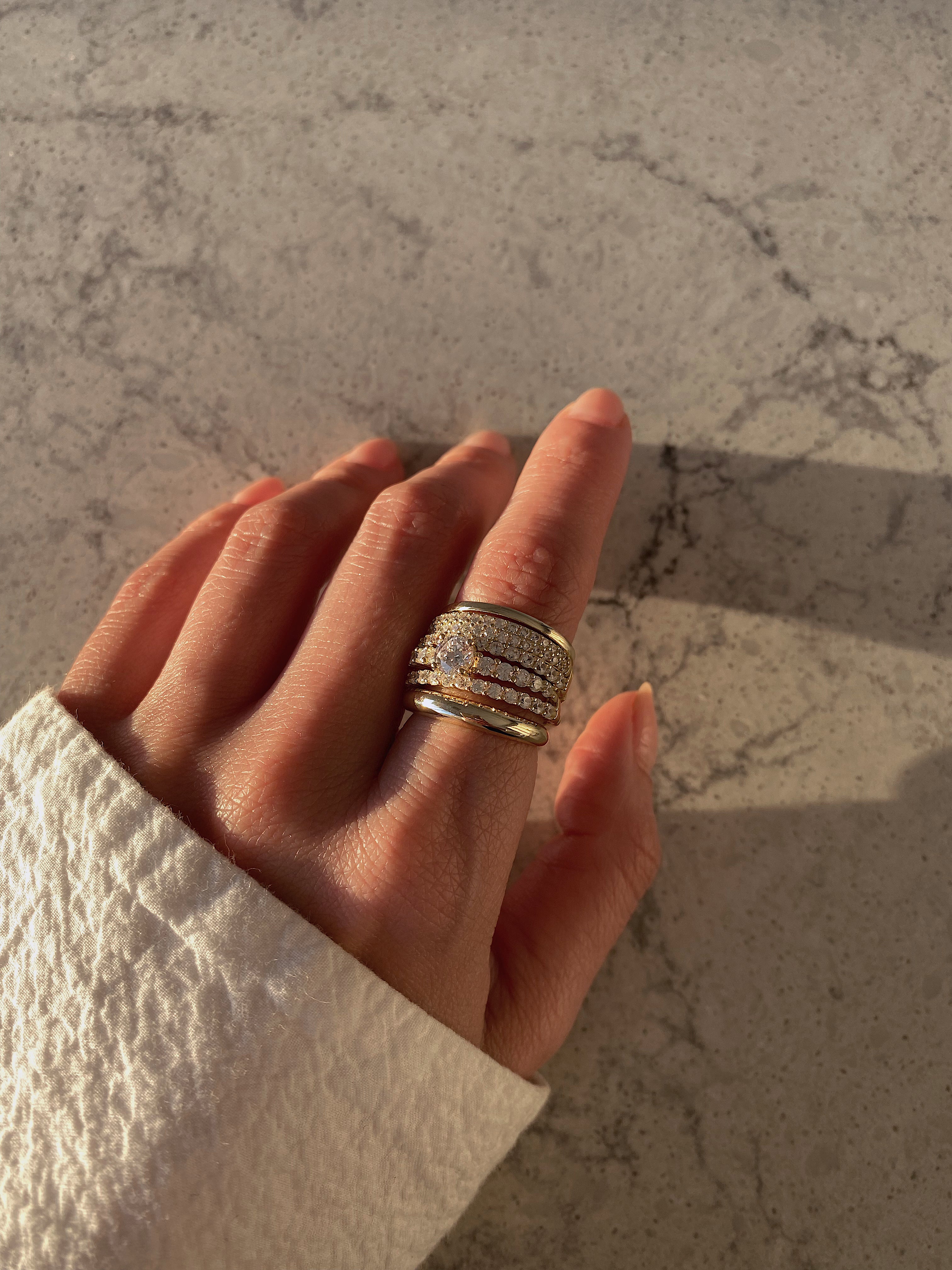 The Elyse Stack Ring.
