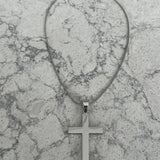The Grace Cross Necklace - Silver