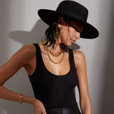 The Bianca Hat in Black