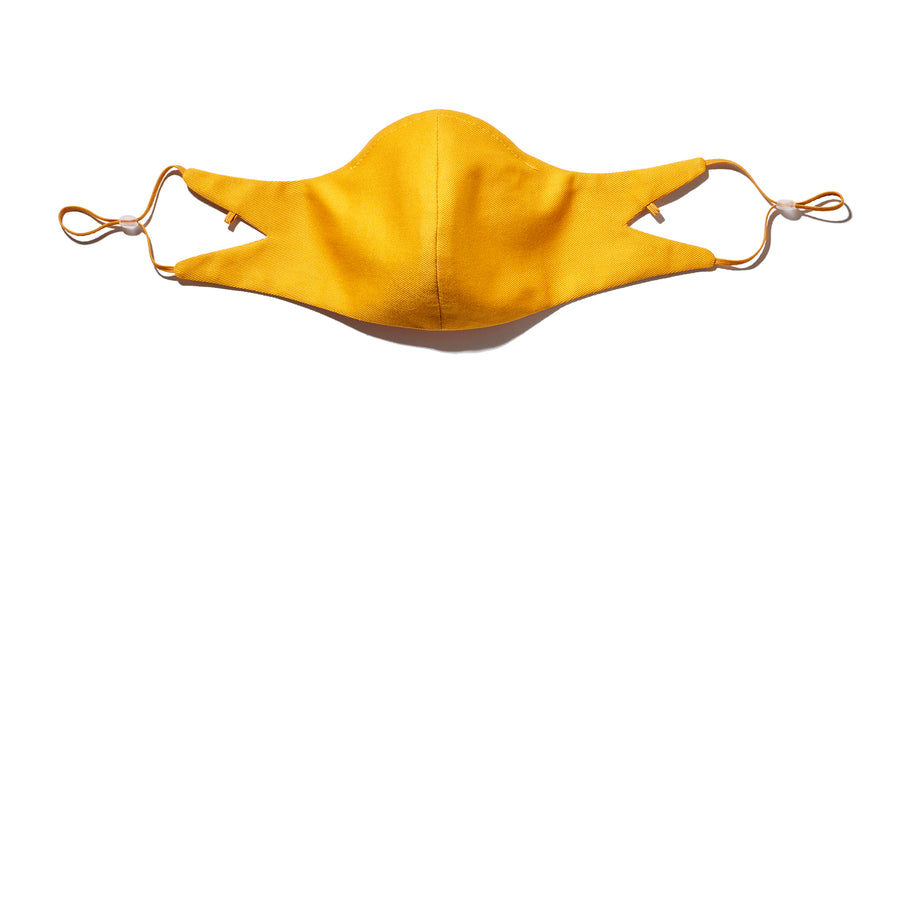 The Tina Cotton Twill in Mustard (Mask Only).