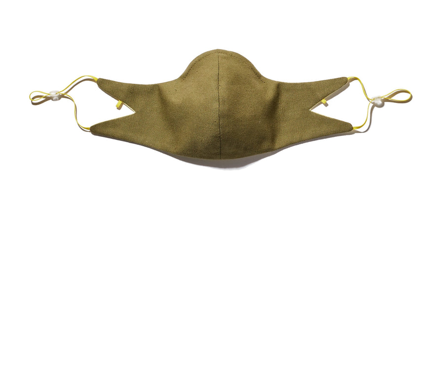 The Tina Cotton Twill in Olive Green (Mask Only).