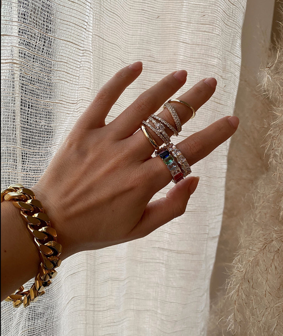 The Elyse Stack Ring.